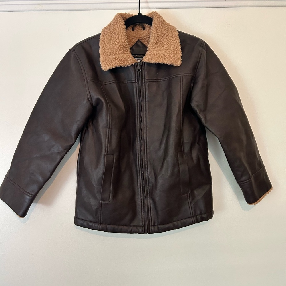 Rainbow West Tan Shearling Jacket